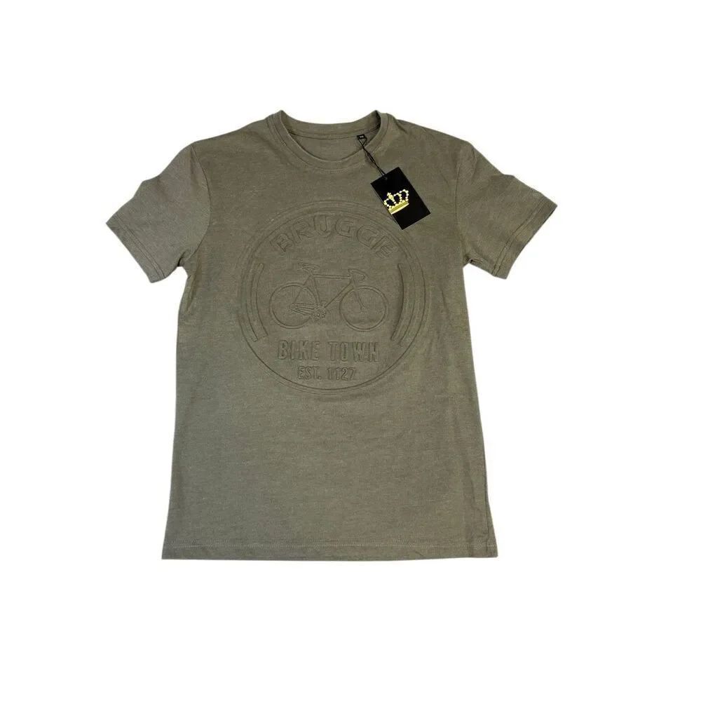 Belgian Heritage Brugge Bike Town Tee Unisex XS